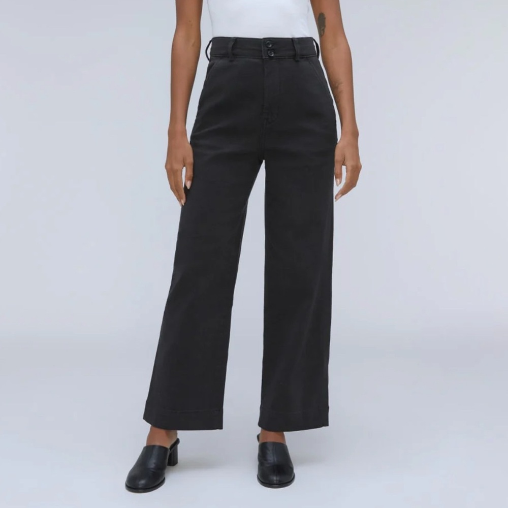 Everlane Wide Leg Pant- Black